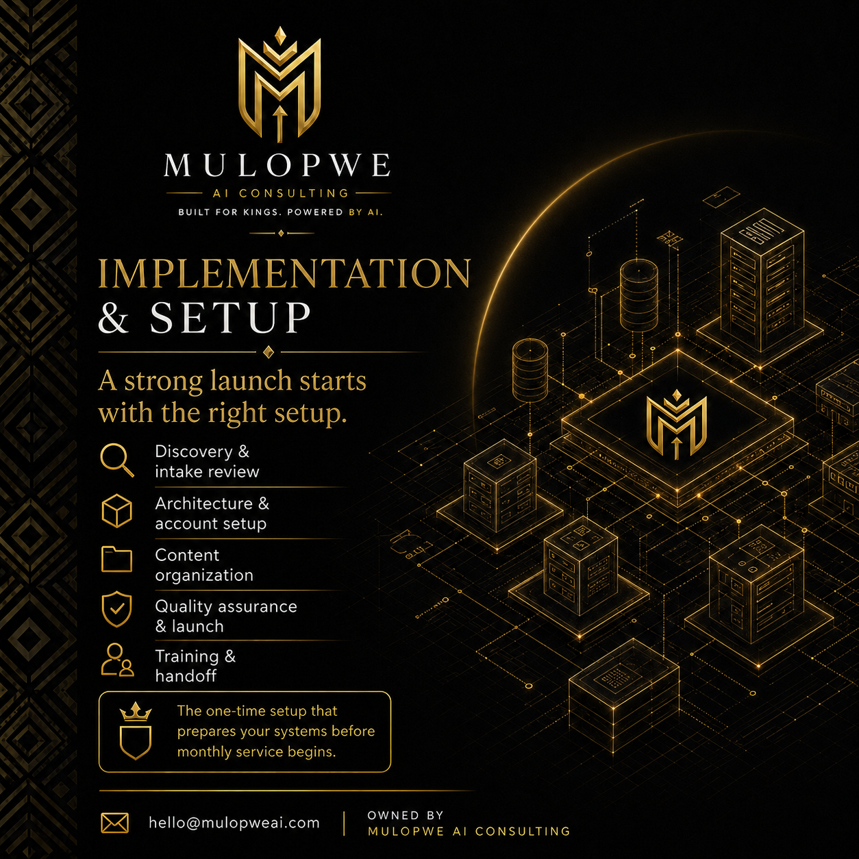 Implementation — gold technical architecture blueprint
